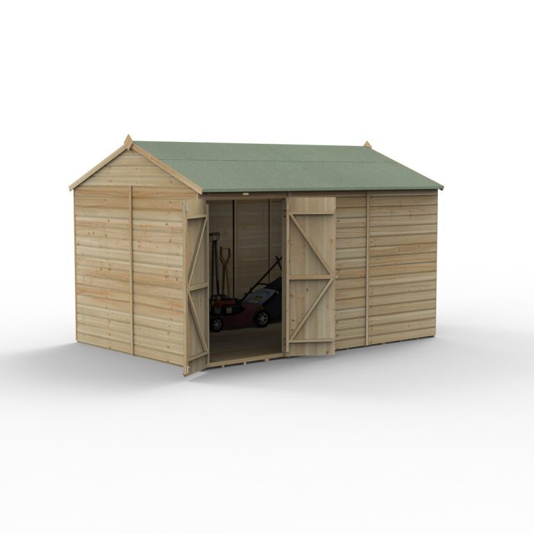 5013053198261 1 Beckwood 12x8 Reverse Apex Shed No Windows Double Door with Installatio.jpg